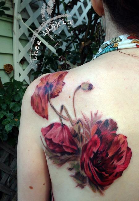 Tattoos - Victorian Poppy - 91468